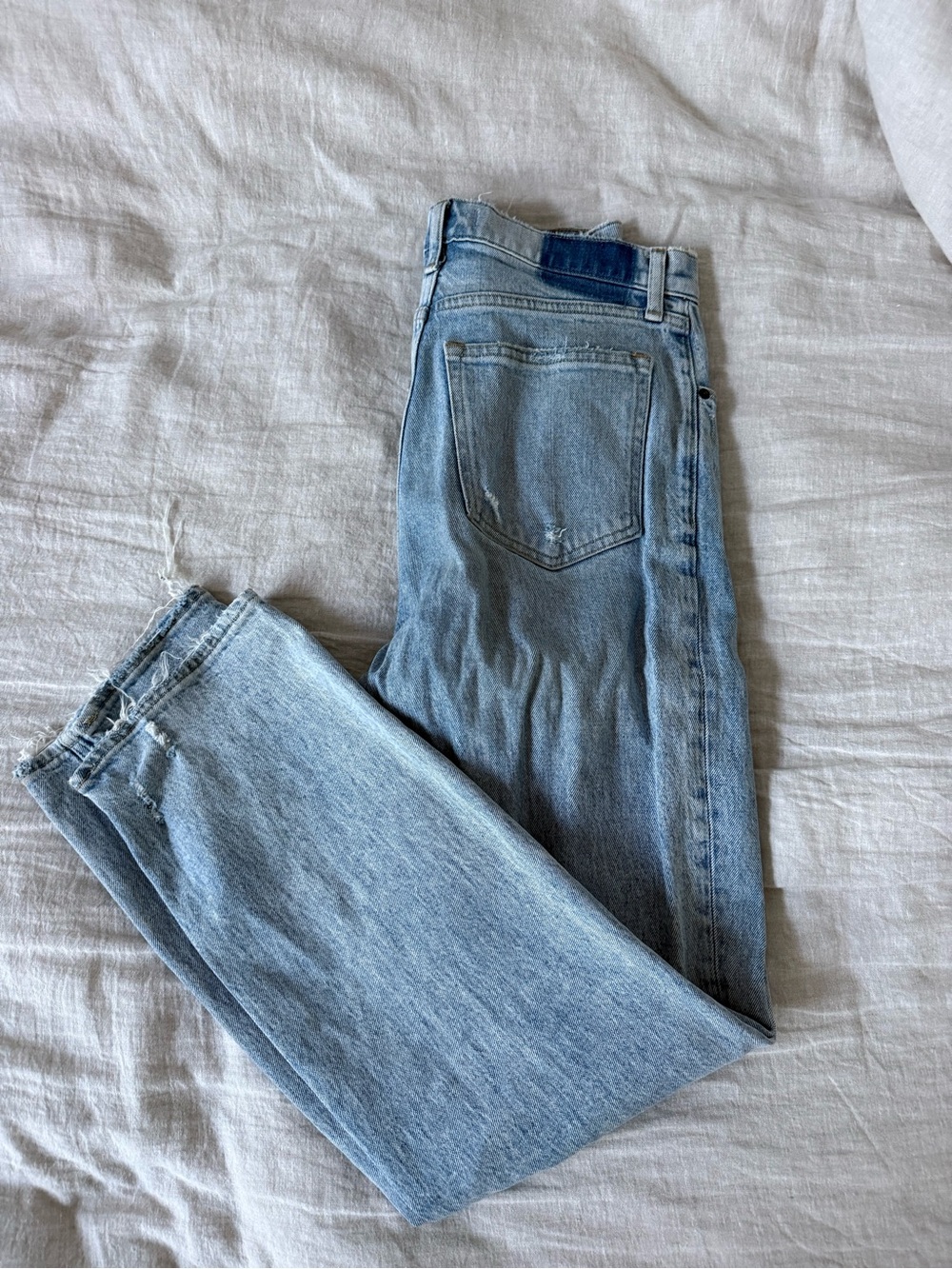 Abercrombie & Fitch Light Blue Straight-Leg Jeans